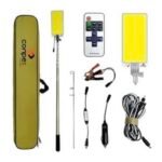 ‎مصباح تخييم LED من Conpex، ضوء خارجي مع حامل ثلاثي تلسكوبي