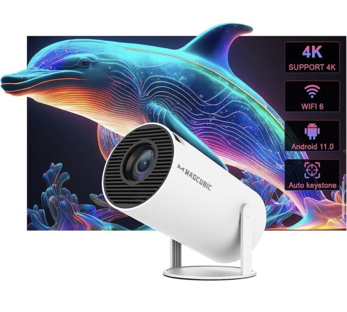 ⁦جهاز بروجكتر بدقة Ultra HD⁩ - الصورة ⁦1⁩