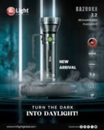 ⁦مصباح يدوي LED من مستر لايت بازوكا 2.2⁩ - الصورة ⁦2⁩